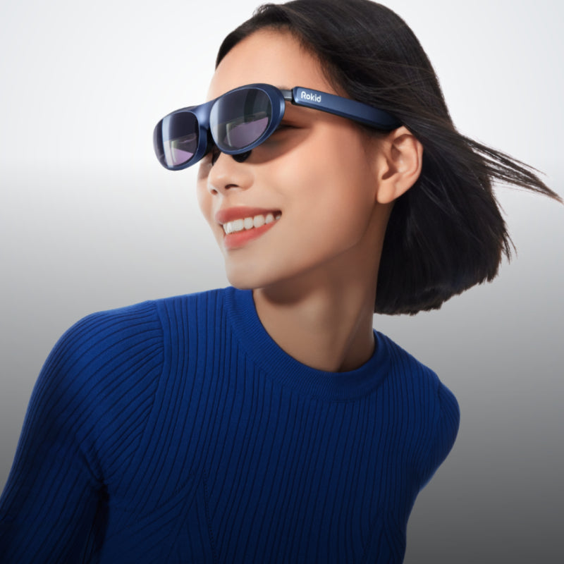 Gafas de realidad aumentada inteligentes Rokid Max | Película 3D de alta definición | Visualización directa del juego | Conexión al móvil