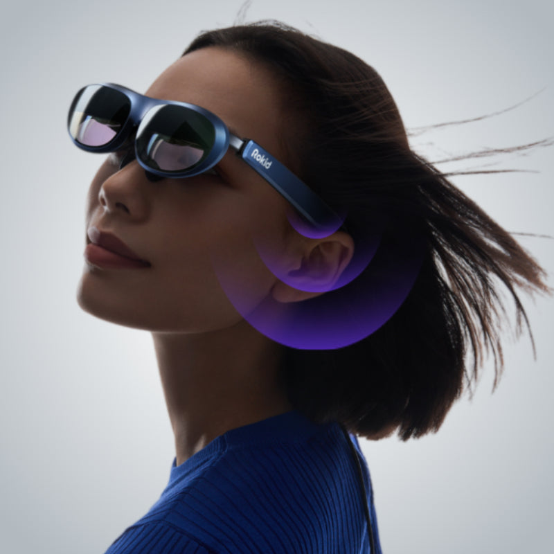 Gafas de realidad aumentada inteligentes Rokid Max | Película 3D de alta definición | Visualización directa del juego | Conexión al móvil