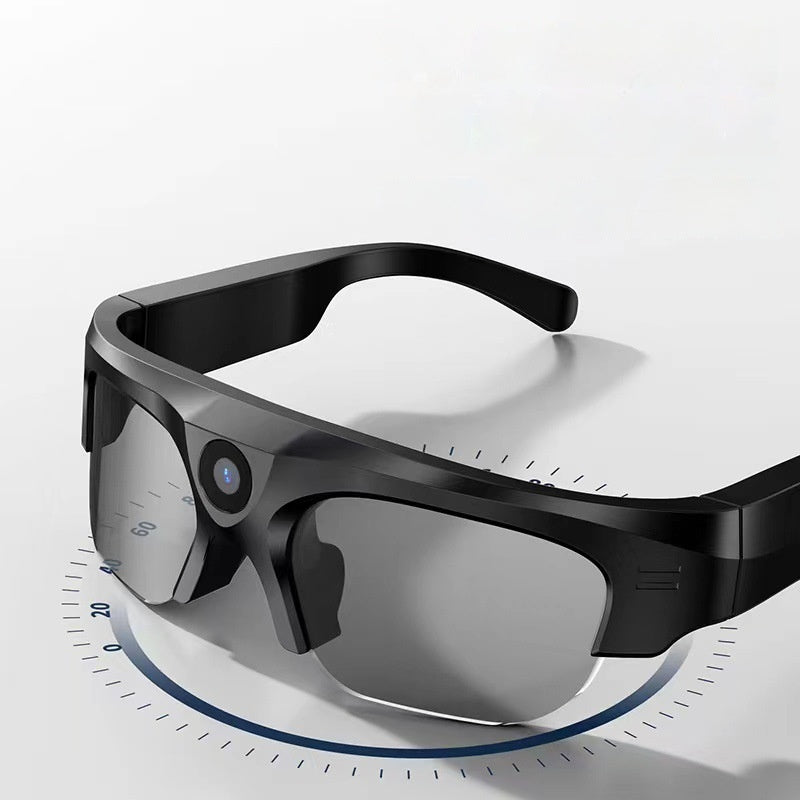 Smart Video Cameras Glasses | 2K Video Recording & 4K Photo | Bluetooth Play Music&Calling | Sunglasses & Blue Light Blocking Lens