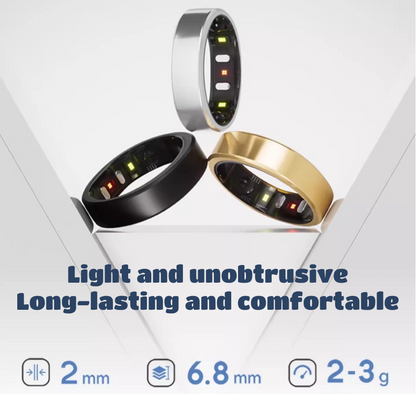 RingConn Smart Ring | Health Management, Sleep Monitoring, Data Recording, AI Health Guidance, Anomaly Alert, Personalized Service, Exercise and Fitness, Wearable Device, Water-resistant, Long Battery Life