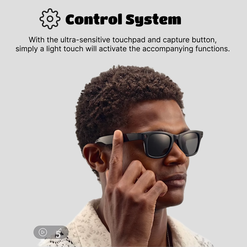 Ray-Ban Meta Glasses | Smart Glasses, AI, Open Headphones, Real-time Translation, High-definition Shooting, Live Streaming, Video, Call