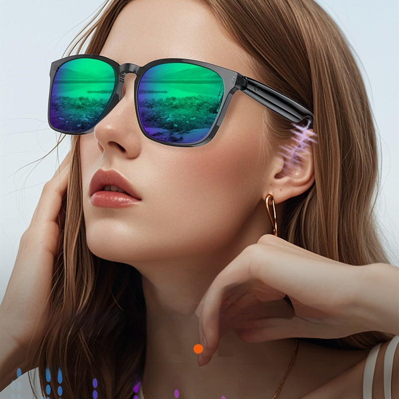 Smart sunglasses Remote Capture Driving call Music smart bluetooth glasses multi-language translation global