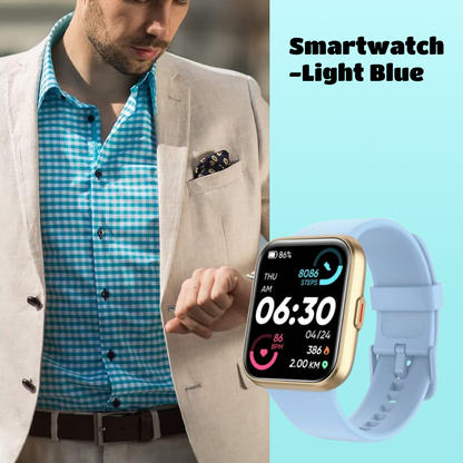 Smartwatch | Built-in Alexa, Touchscreen Watch, Fitness Tracker, Bluetooth Calling, IP68 Water Resistance, Heart Rate, Sleep, Blood Oxygen Monitoring, Over 100 Exercise Modes, Suitable for Daily Use, Travel, and Office Work