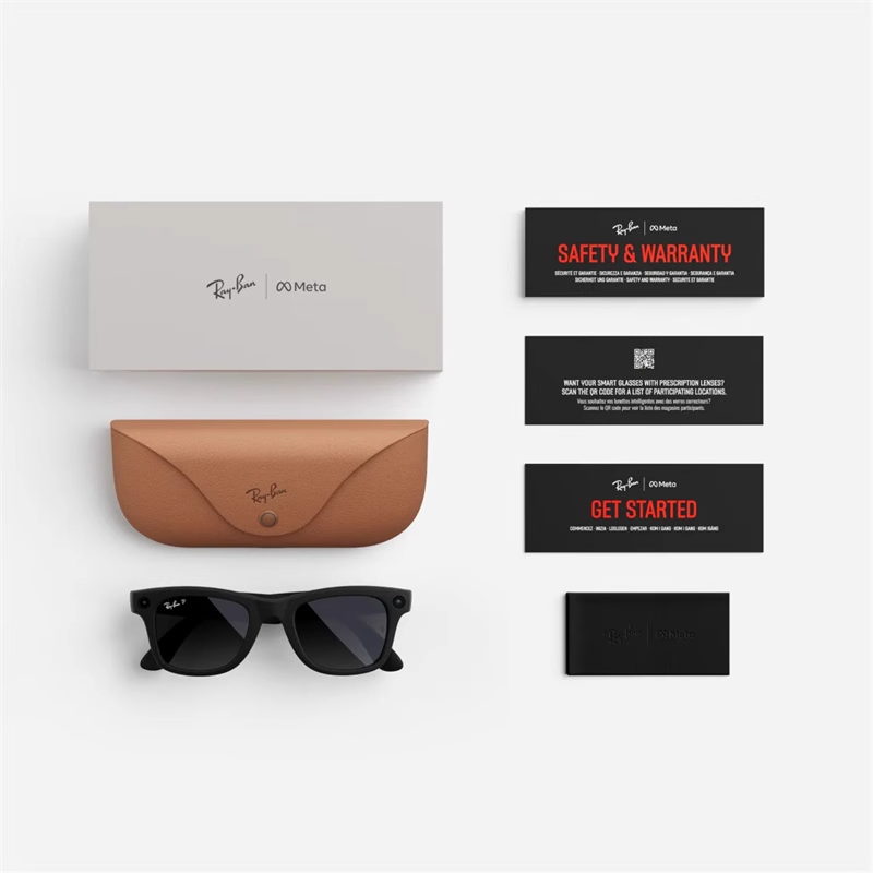 Ray-Ban Meta Glasses | Smart Glasses, AI, Open Headphones, Real-time Translation, High-definition Shooting, Live Streaming, Video, Call