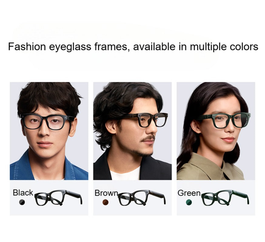 Xiaomi Smart AI Glasses | Bone Conduction Technology, High-definition Camera, Electrochromic Display, QR Code Payment, Voice Control, Multi-scenario Control, Suitable for Office, Travel and Entertainment