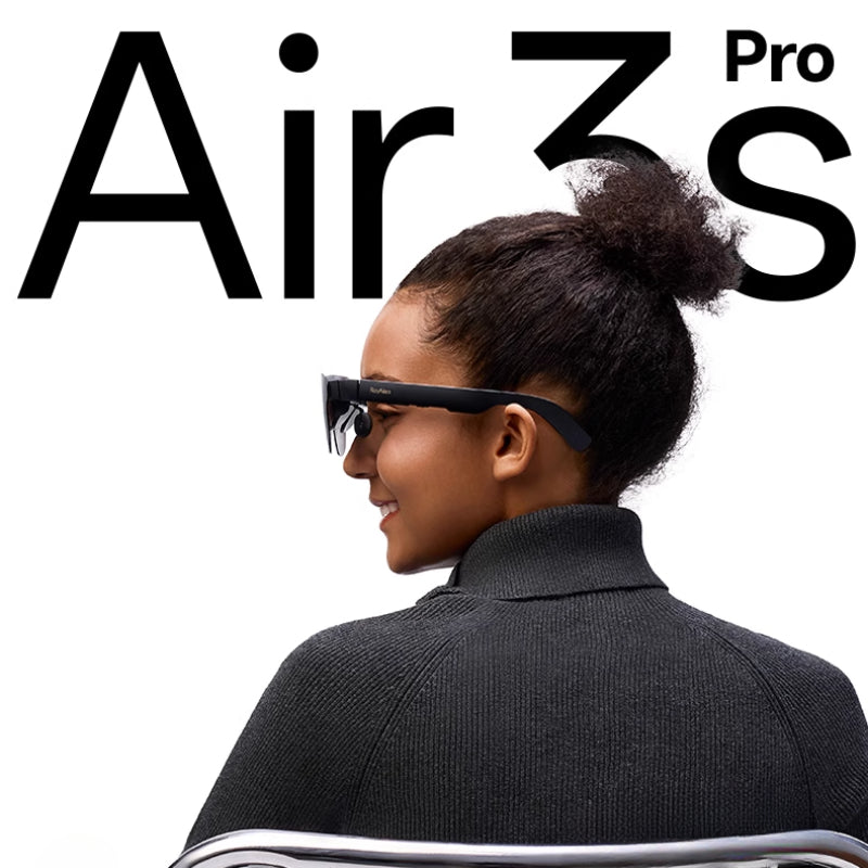 RayNeo Air 3s Pro XR Glasses | Holographic Glasses, Smart Gaming Glasses, Small TV, Pocket TV, 3D, Color Mode, Large Screen, Multi-device Compatibility, Excellent Sound Quality