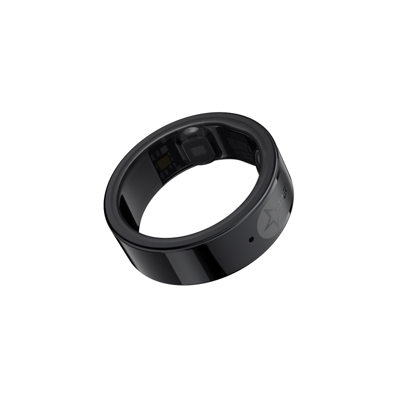 Meizu StarV Ring 2 Smart Ring | AI Health Data Monitoring and Analysis, IP68 Level Waterproofing, Blood Sugar Monitoring, Sleep Monitoring, Heart Rate Tracking, Wireless Charging
