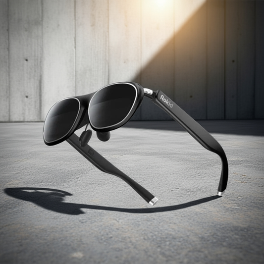 Gafas de realidad aumentada inteligentes Rokid AR Lite | Visualización de películas 3D directamente | Conexión al dispositivo móvil | Traducción por IA