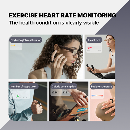 Meizu StarV Ring 2 Smart Ring | AI Health Data Monitoring and Analysis, IP68 Level Waterproofing, Blood Sugar Monitoring, Sleep Monitoring, Heart Rate Tracking, Wireless Charging