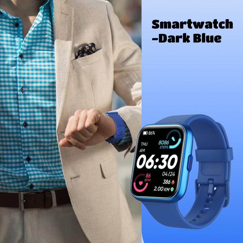 Smartwatch | Built-in Alexa, Touchscreen Watch, Fitness Tracker, Bluetooth Calling, IP68 Water Resistance, Heart Rate, Sleep, Blood Oxygen Monitoring, Over 100 Exercise Modes, Suitable for Daily Use, Travel, and Office Work
