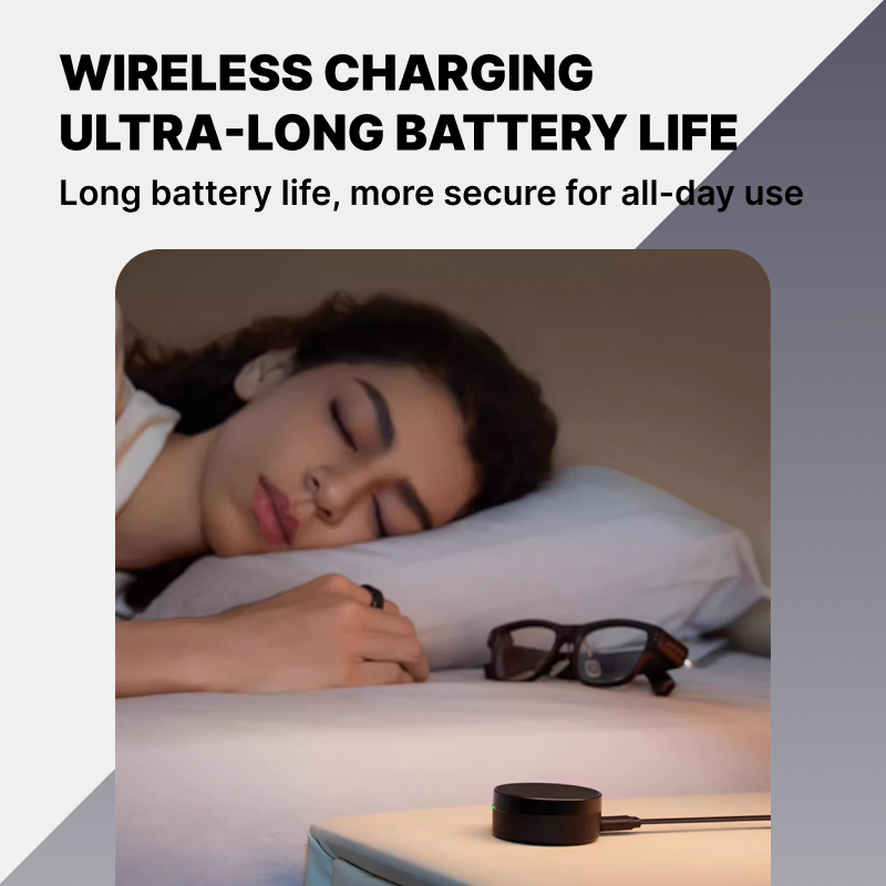 Meizu StarV Ring 2 Smart Ring | AI Health Data Monitoring and Analysis, IP68 Level Waterproofing, Blood Sugar Monitoring, Sleep Monitoring, Heart Rate Tracking, Wireless Charging