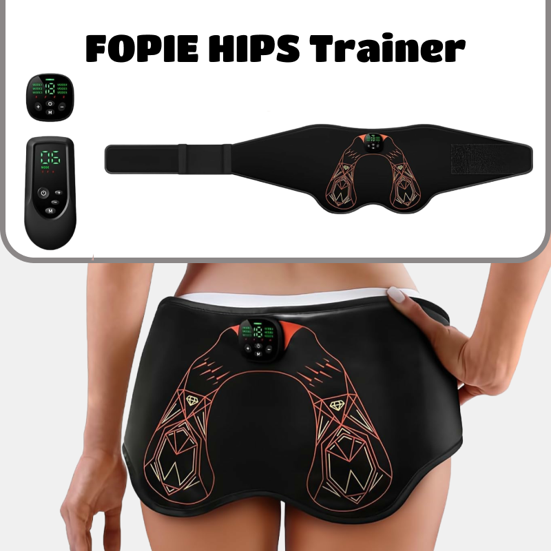 FOPIE HIPS Trainer | Electronic Muscle Stimulator, HIPS Trainer, An Intelligent Wearable Device for The Buttocks, Suitable for Home Fitness, Physical Therapy, and Lower Back Rehabilitation, Etc.