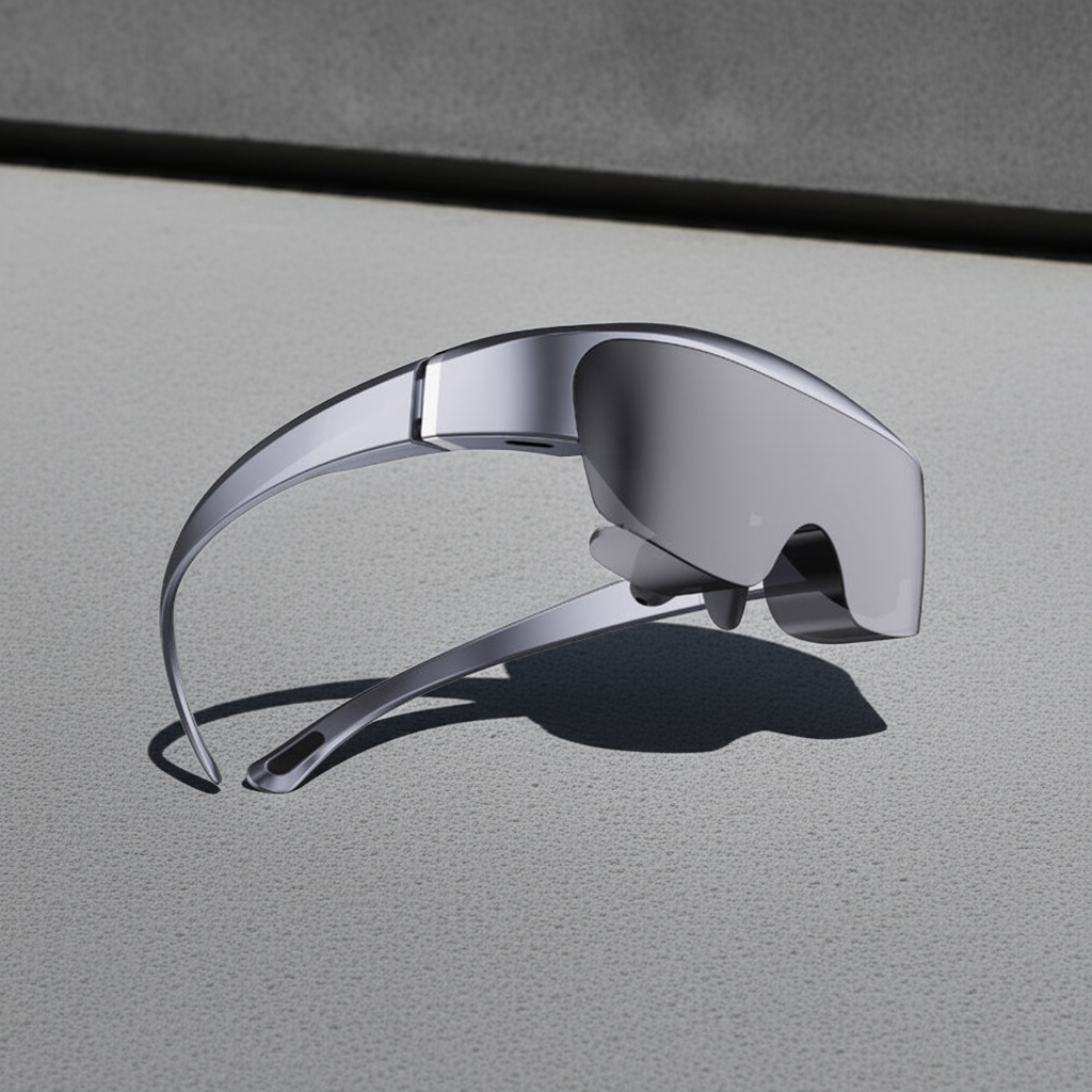 Gafas de realidad aumentada ENMESI V50 | Pantalla de realidad aumentada de 210” | Peso ligero: 75 g | Ultrabrillante: 3000 nits | Ajuste de miopía 0-6D | Experiencia de audio con cancelación de ruido activa (ANC) 